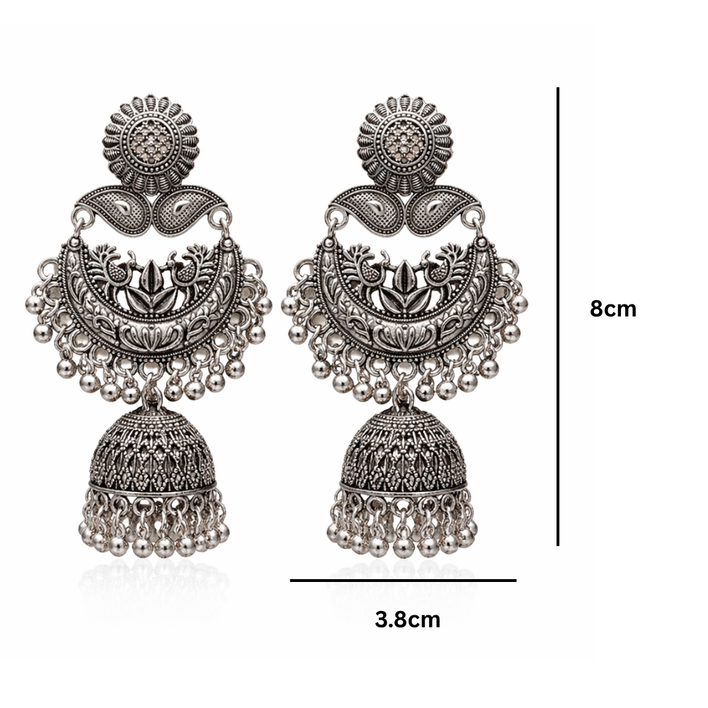 Nithya- Traditional Ethnic Antique Dangle Earrings