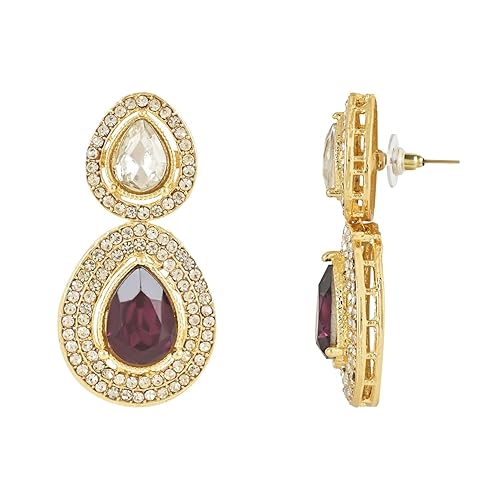 Eknoor Wine Earrings