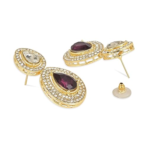 Eknoor Wine Earrings