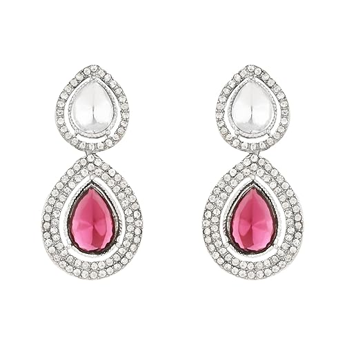 Eknoor Silver Wine Earrings