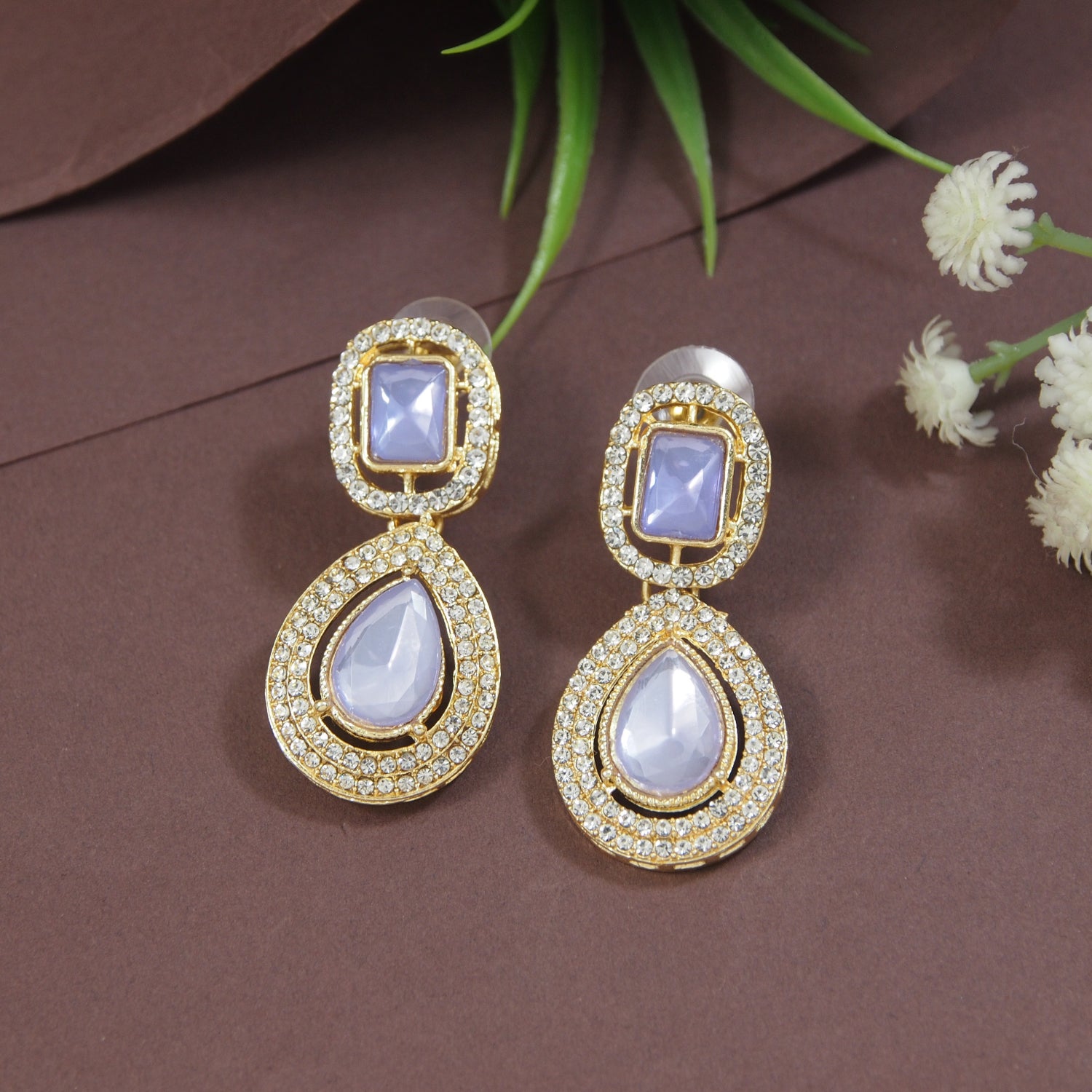 Viyana Purple Earrings