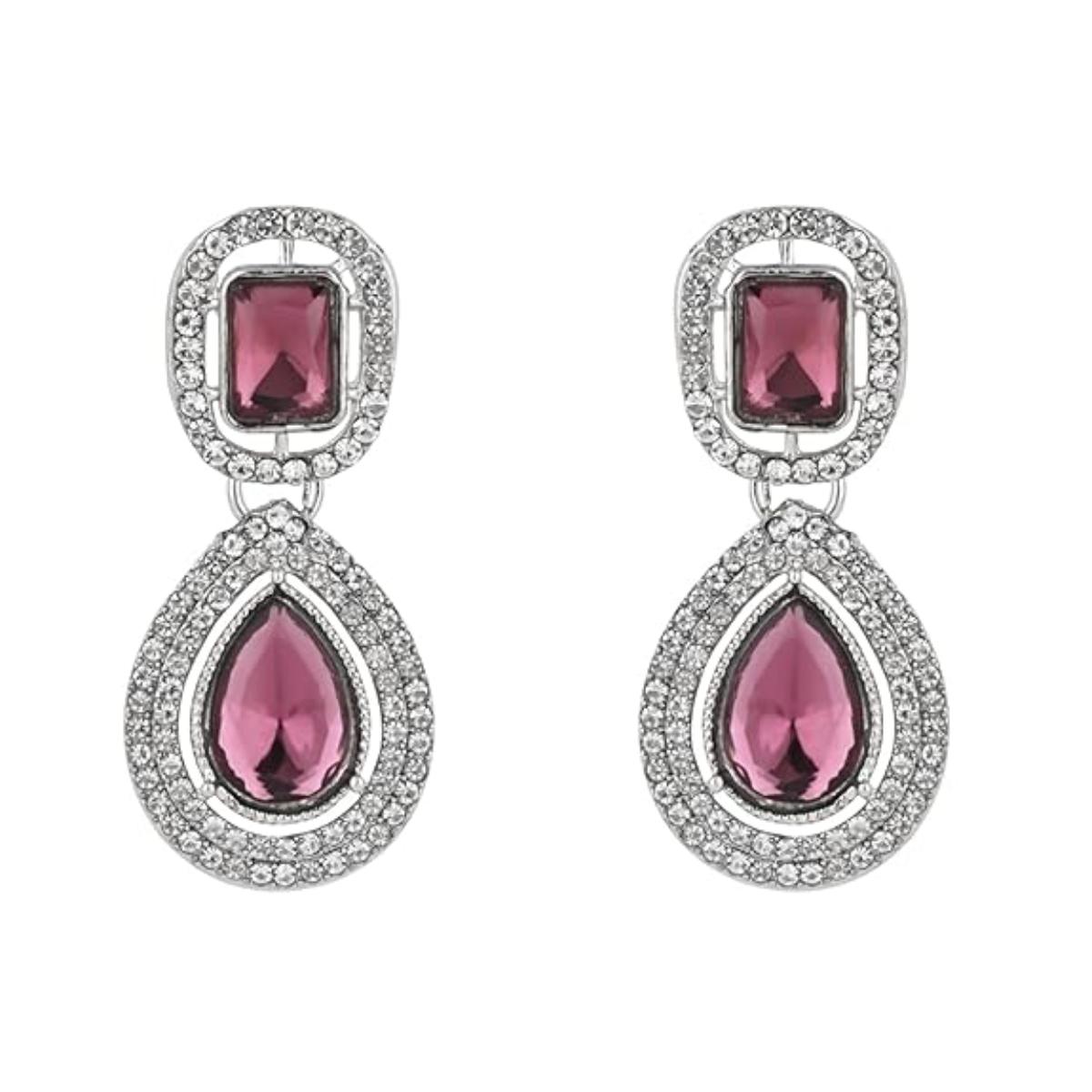 Viyana Silver Wine Earrings