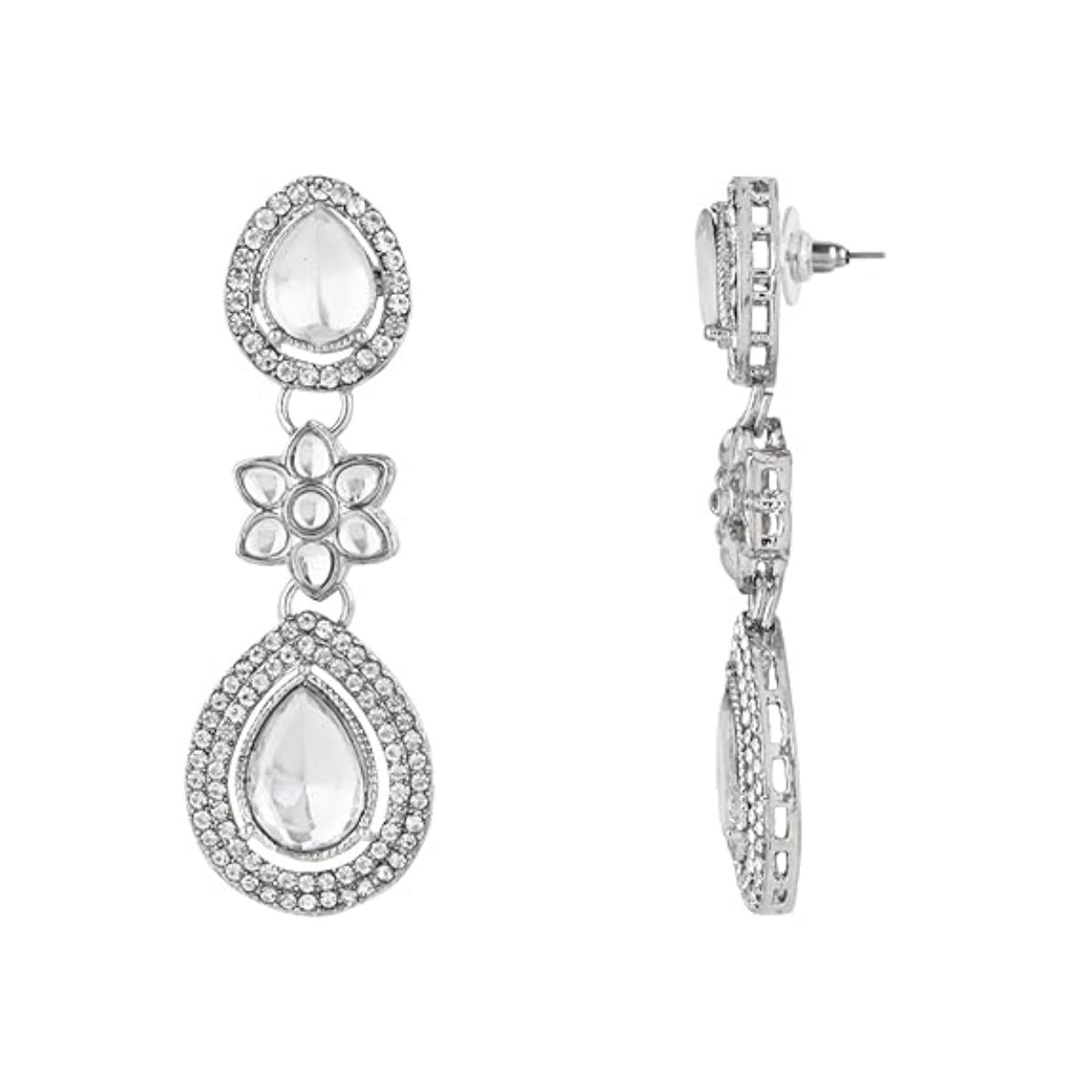 Anmol Silver Earrings