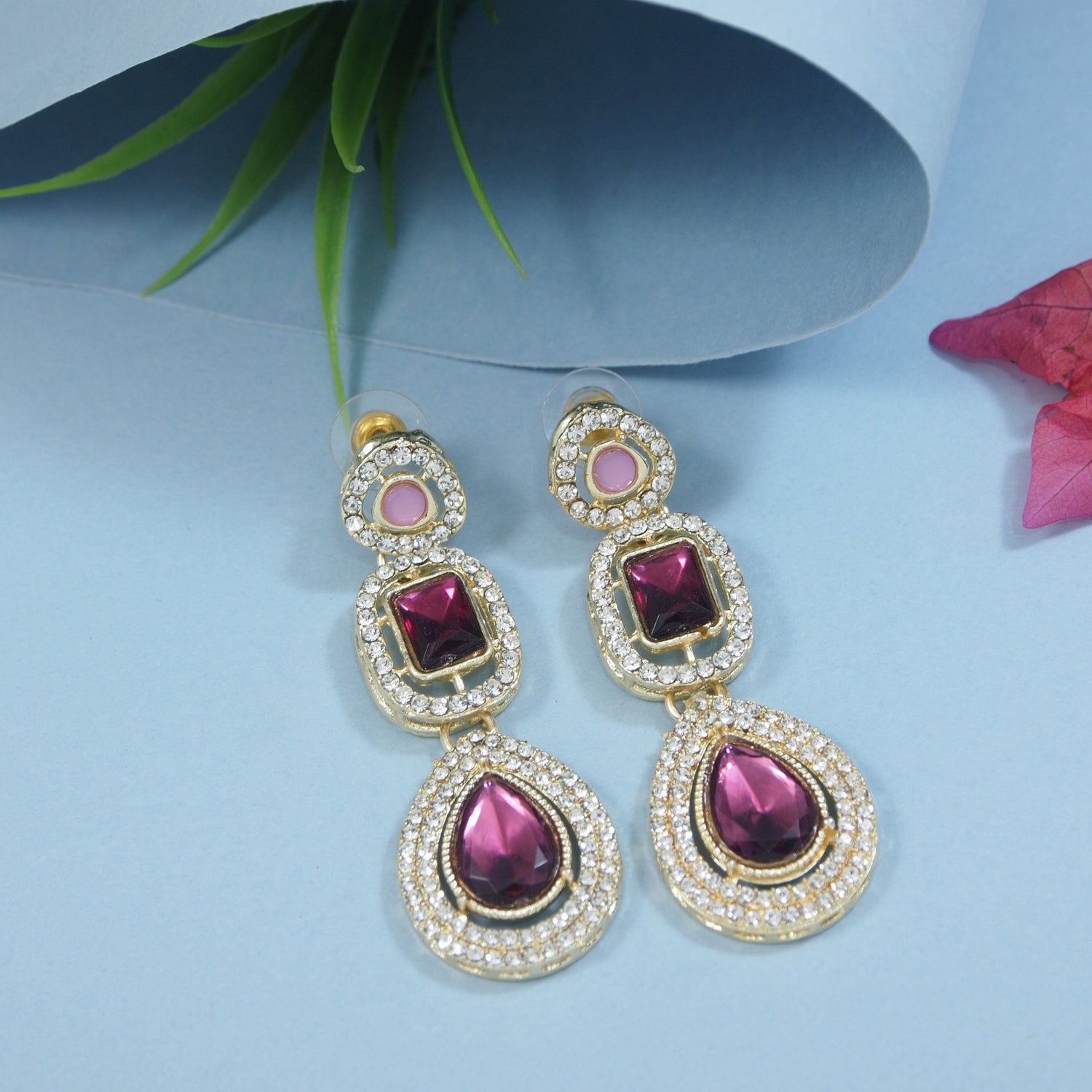 Niara Purple Earrings