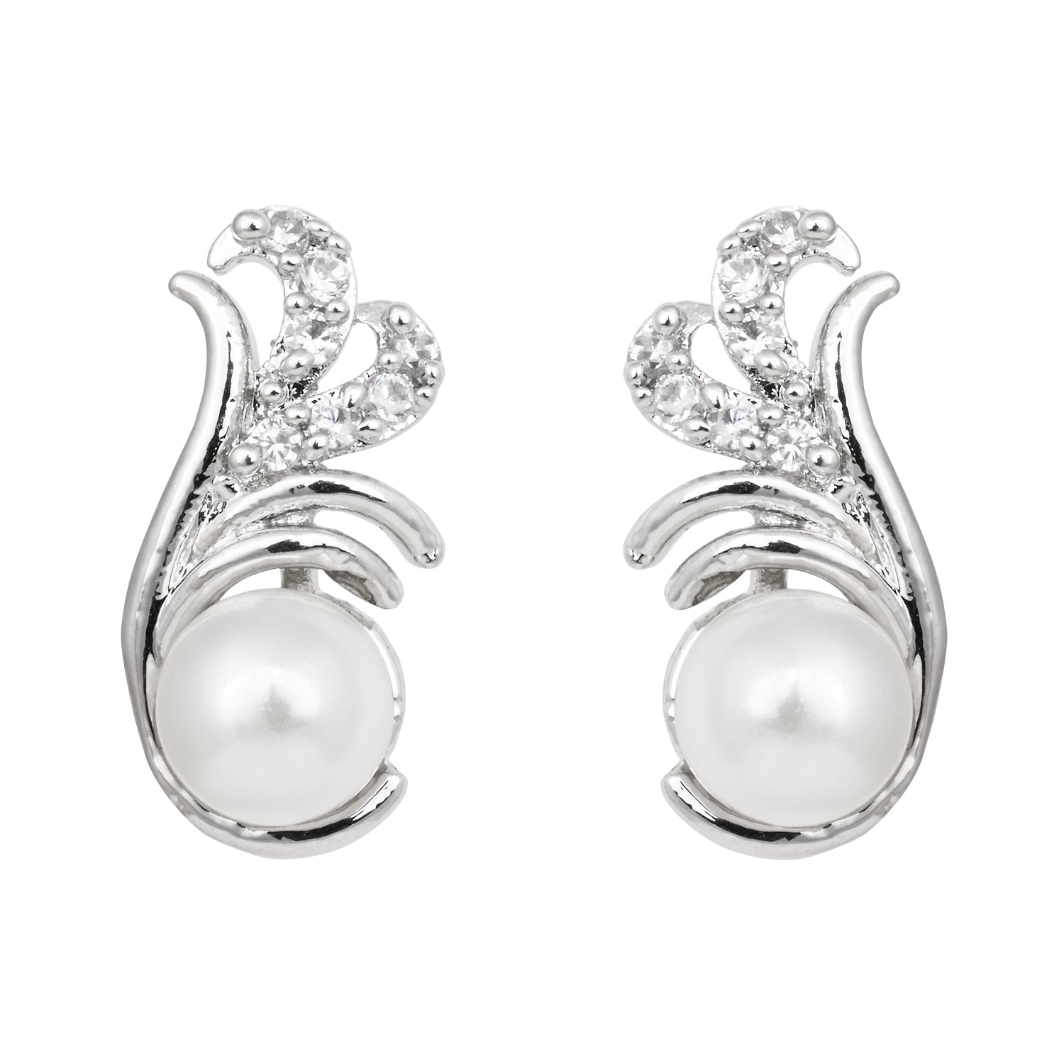 Elania Silver Studs
