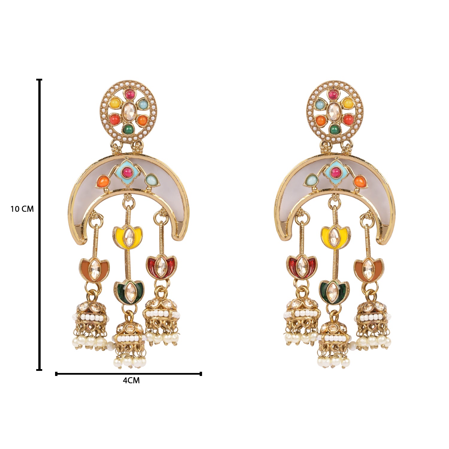 Anuja- Multicolor Mother of Pearl  Earrings