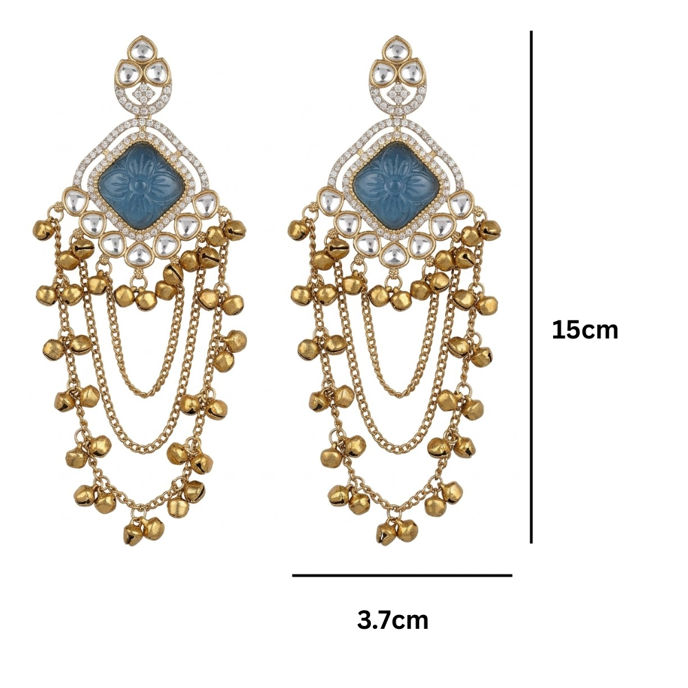 Zivah - Montana Ghunghroo Dangler Earrings