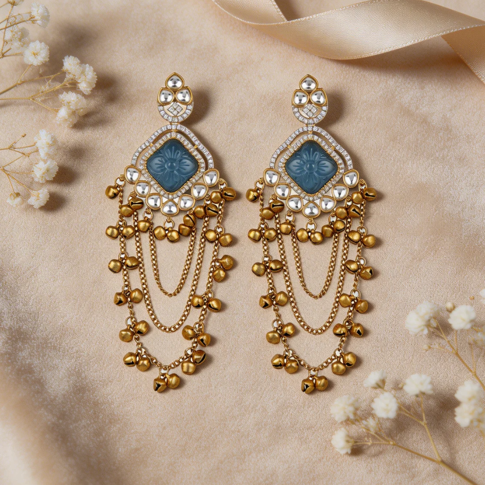 Zivah - Montana Gunghroo Dangler Earrings