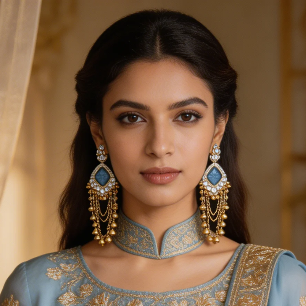 Zivah - Montana Gunghroo Dangler Earrings