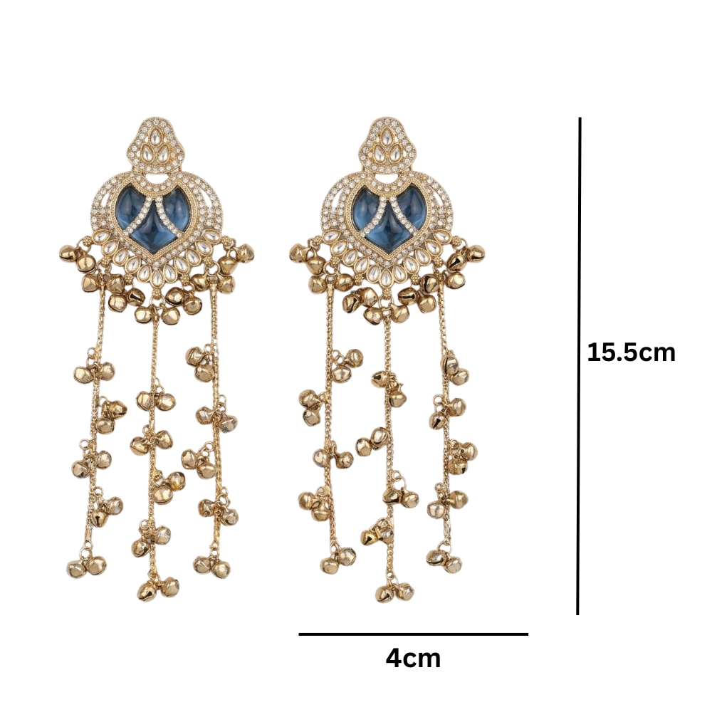 Alfeena- Montana Dangler Ghunghroo Earrings