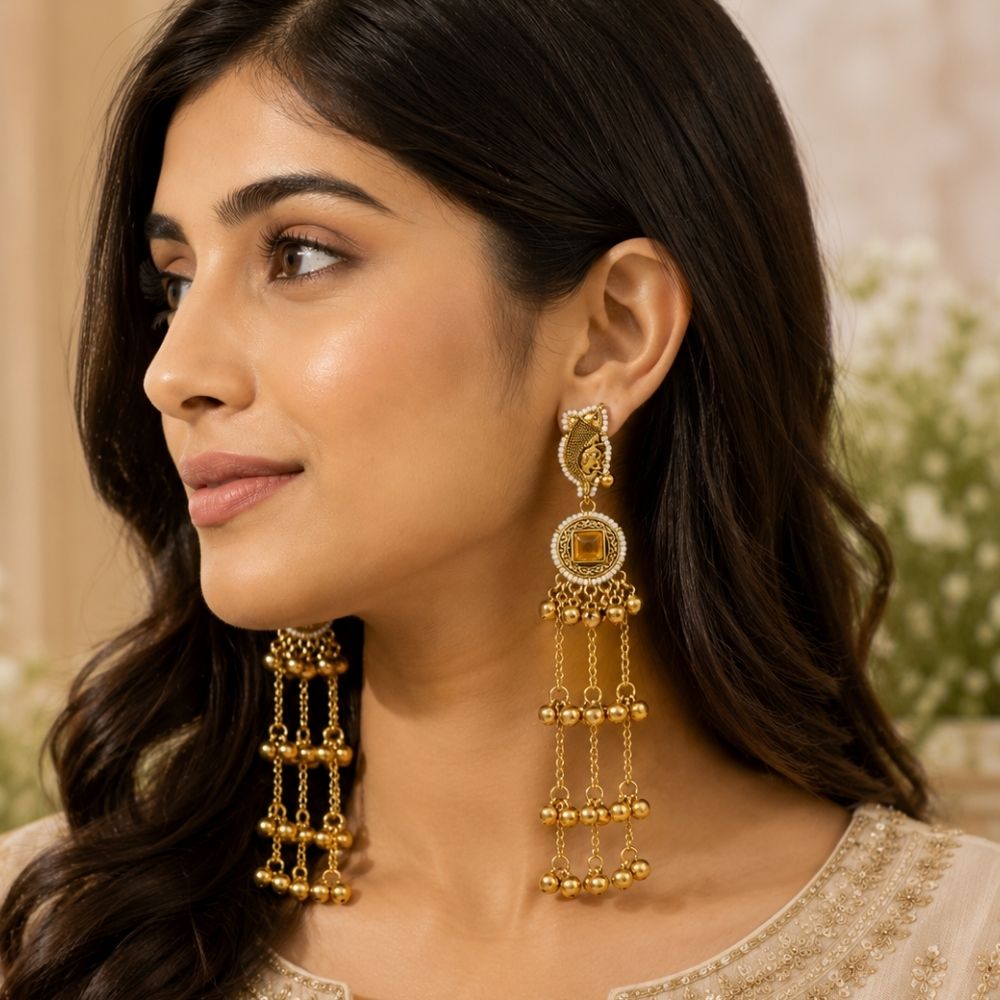 Kavya- Kashmiri Ghungroo Earrings