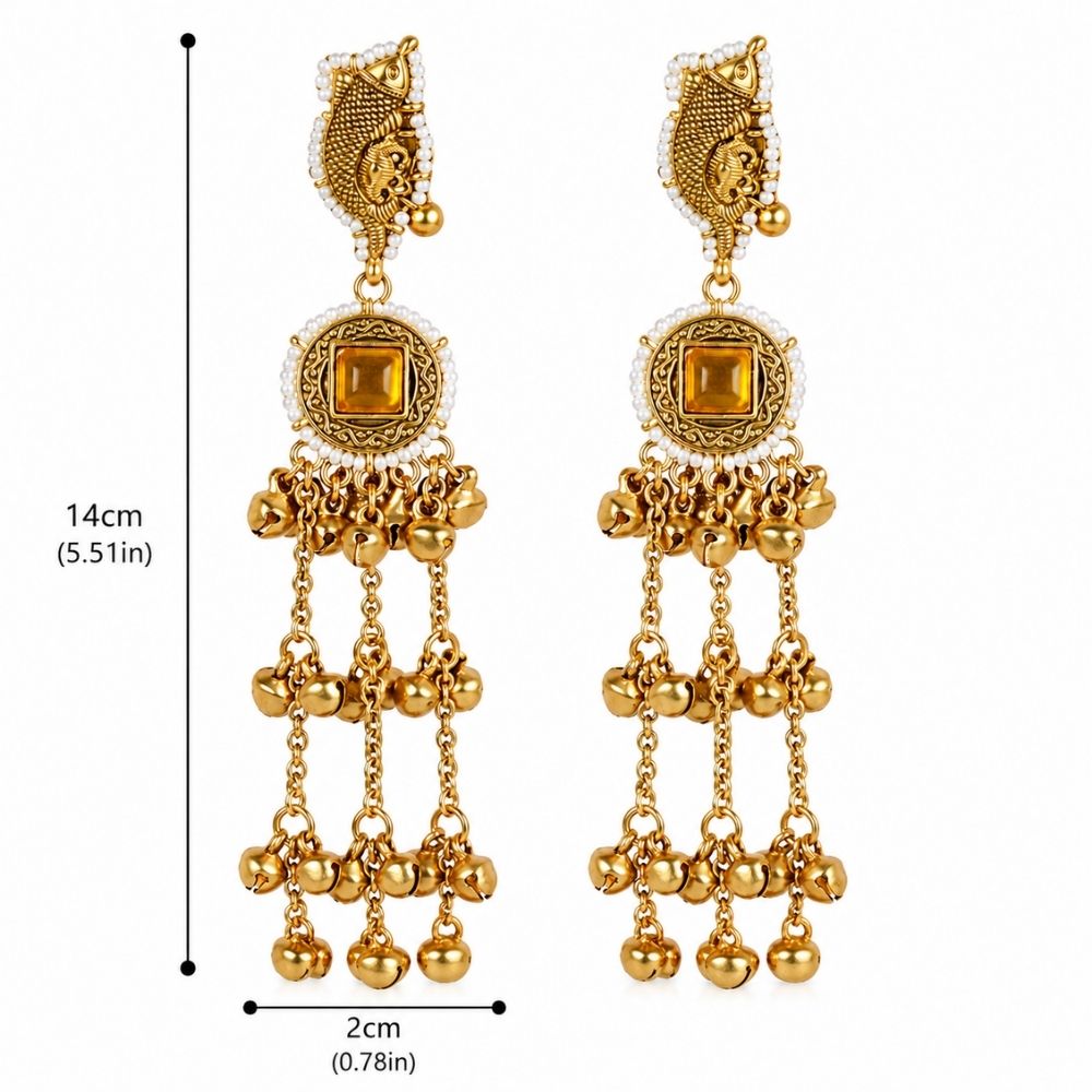 Kavya- Kashmiri Ghungroo Earrings