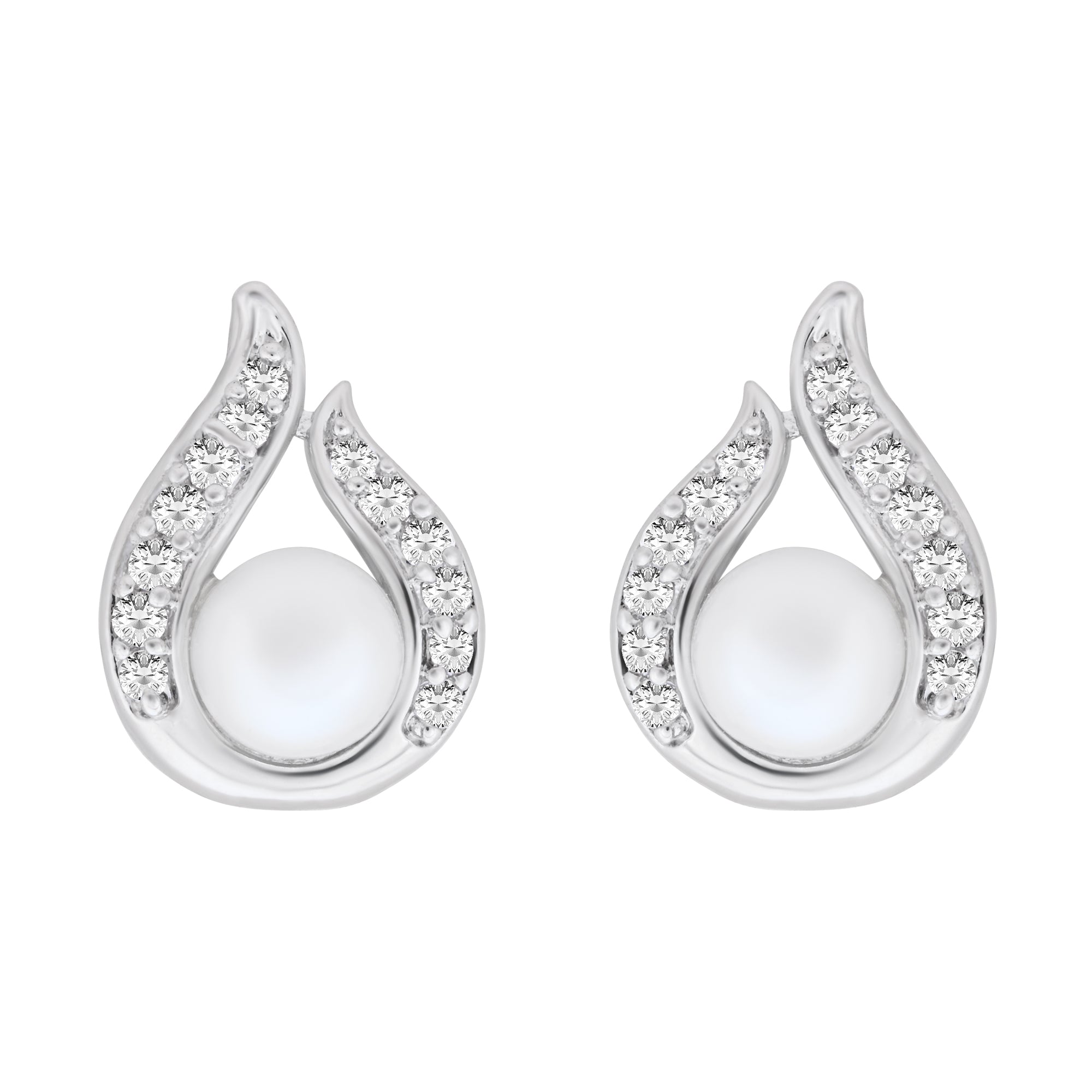 Vashti Silver Studs
