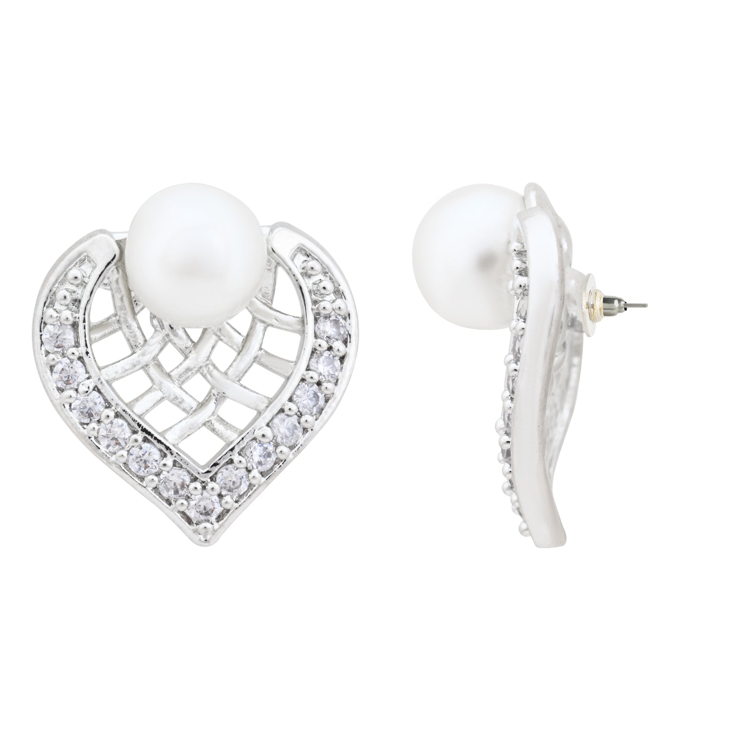 Rivka Silver Studs
