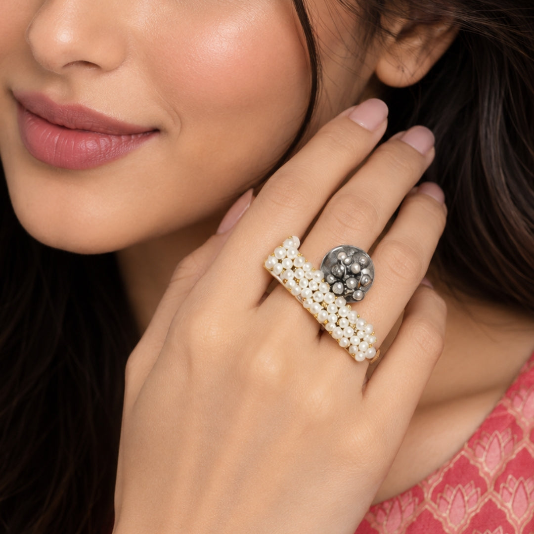 Banjari Oxidised Rings