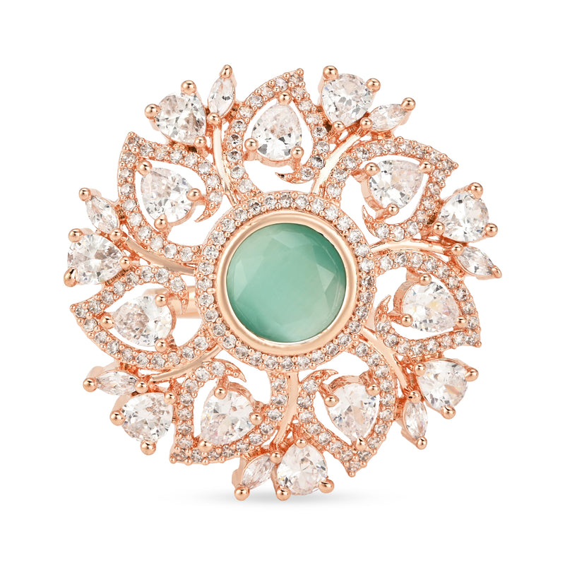 Anora Mint CZ Ring