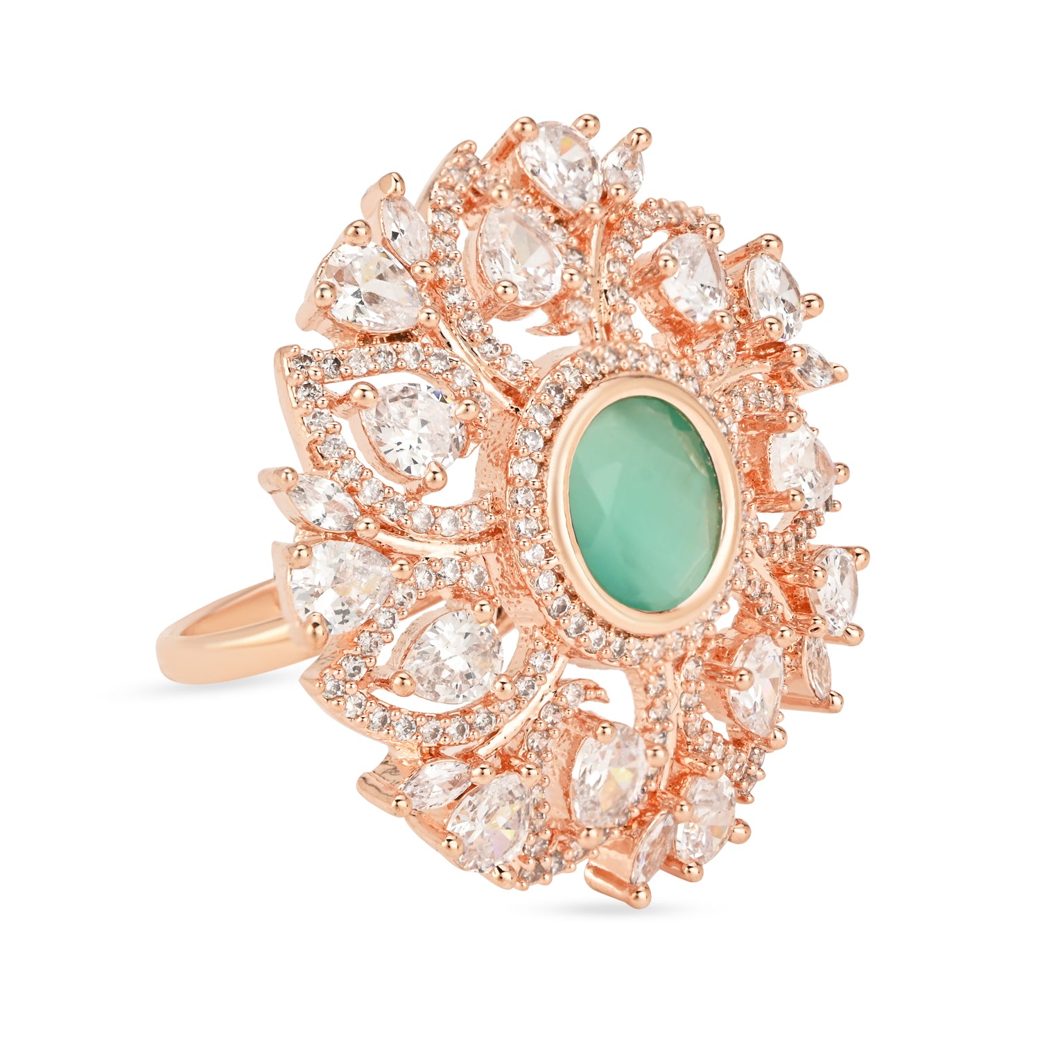 Anora Mint CZ Ring