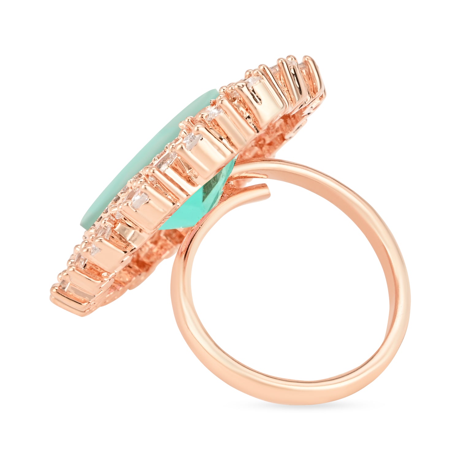 Clara Green CZ Ring