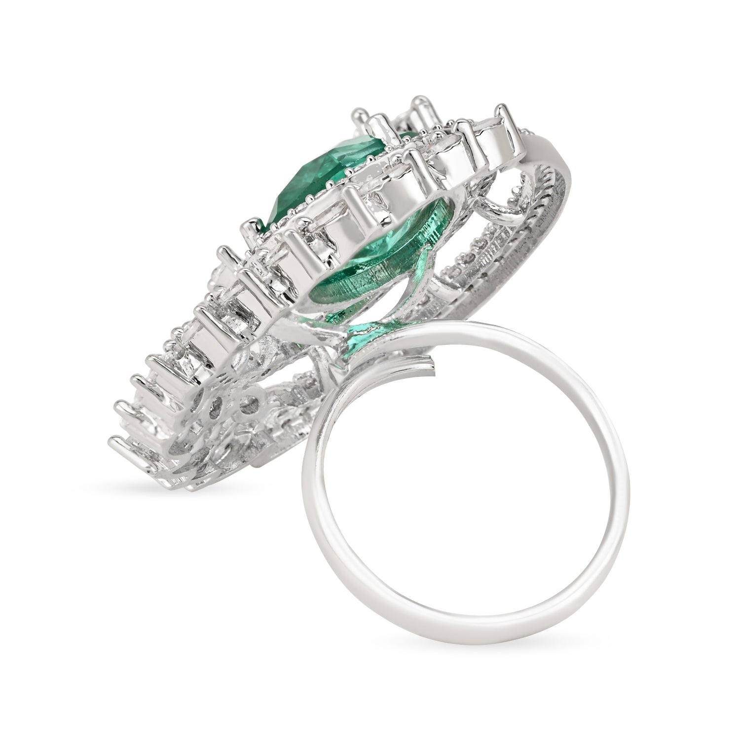 Gina Green CZ Ring