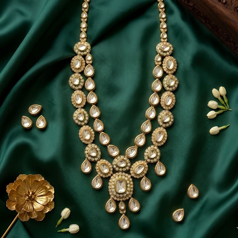 Bhalachandra- Kundan Layered Mala for Ganpati