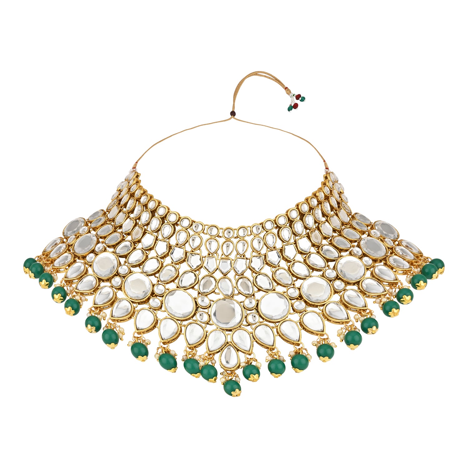 Rakul Green Choker Set