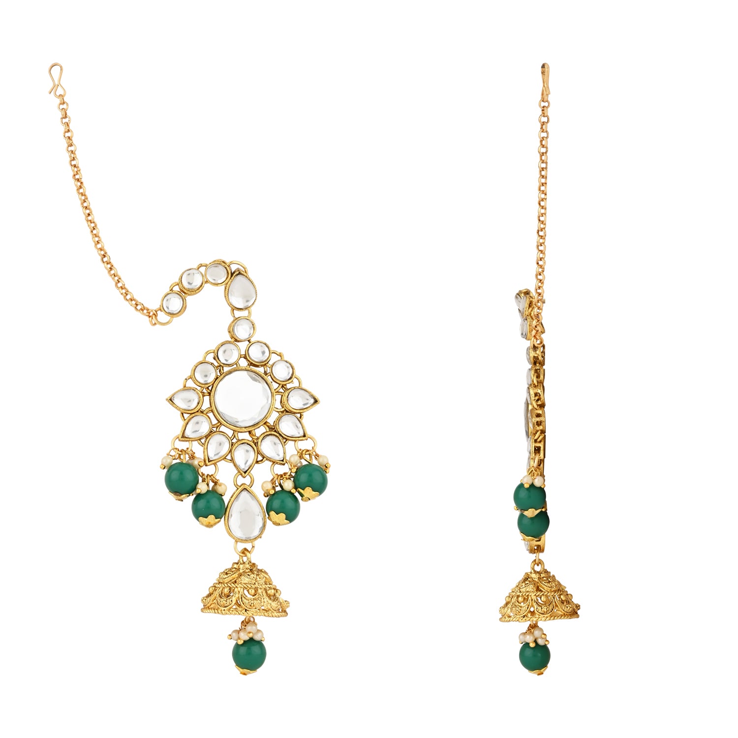 Rakul Green Choker Set