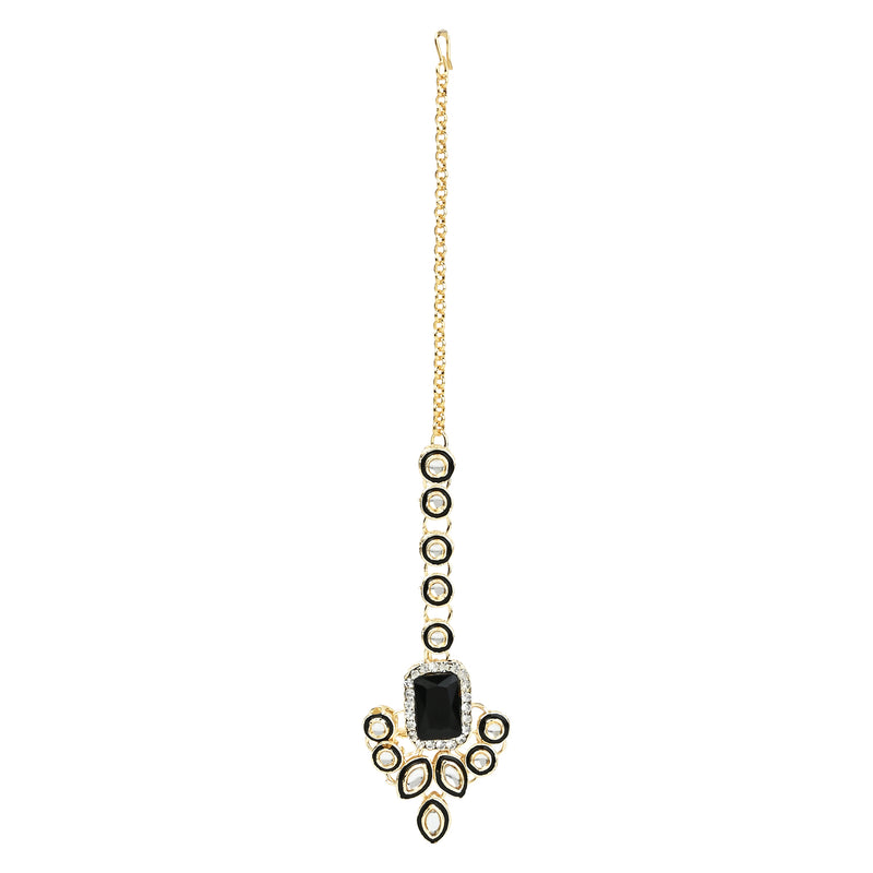 Nimreet Black Jewellery Set