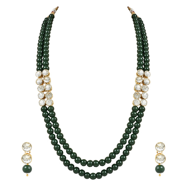 (Pack of 2) Kundan & Pearl Jewellery Set