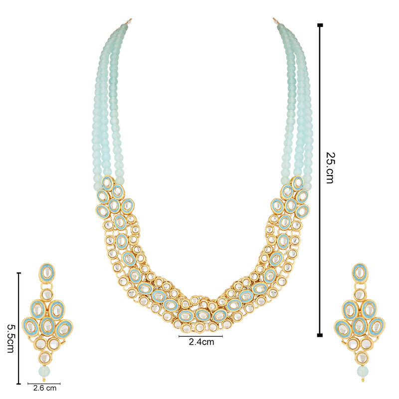 Nurvi Turquoise Necklace Set