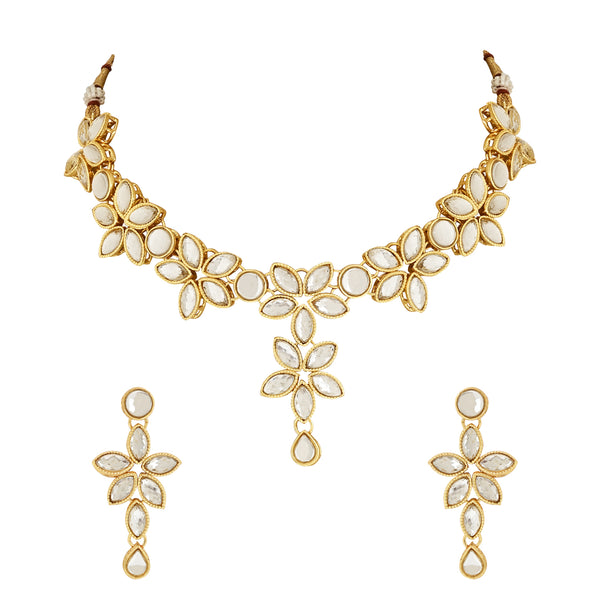 (Pack of 2) Kundan & Pearl Jewellery Set