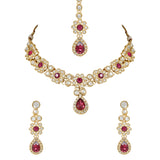 Archana Pink Jewellery set