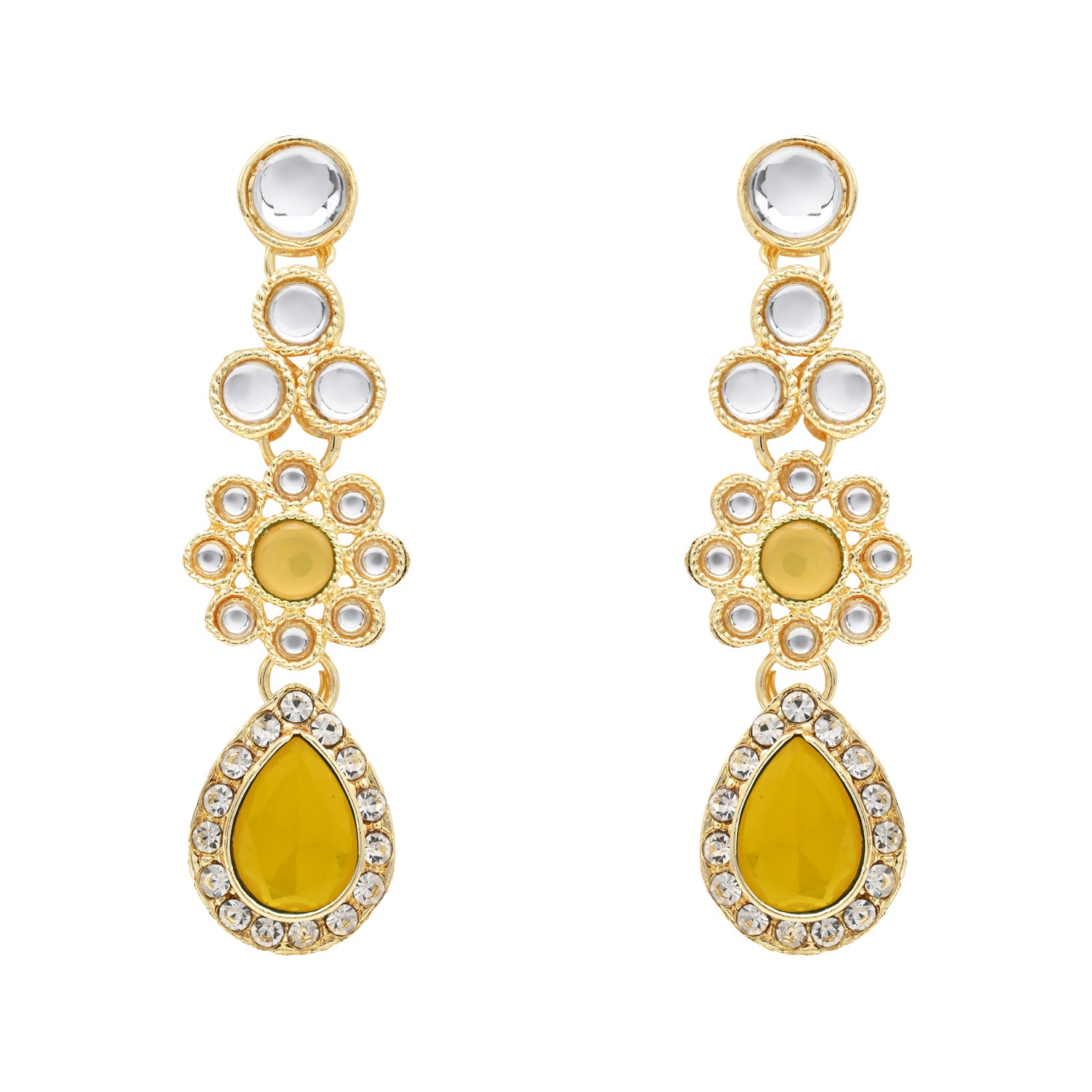 Archana YellowJewellery set