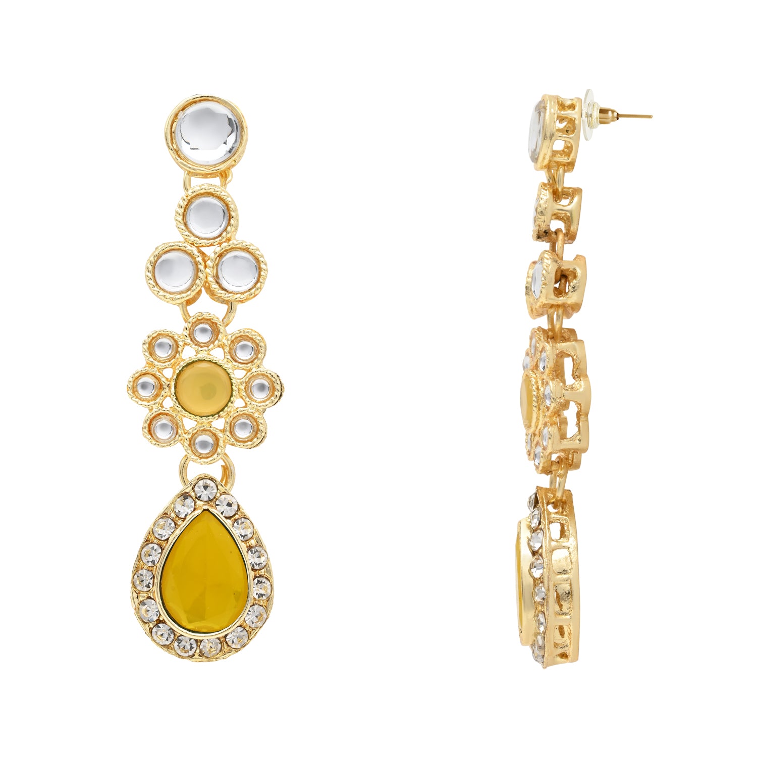 Archana YellowJewellery set