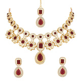 Sudiksha Maroon Necklace set