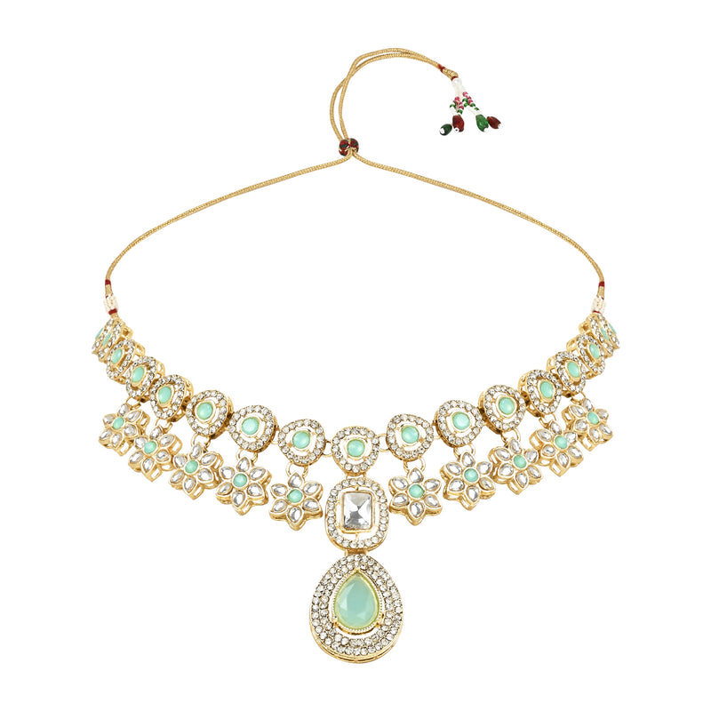 Vansha Mint Necklace set