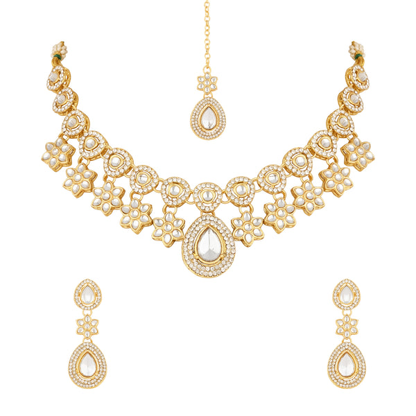 Vansha White Necklace set