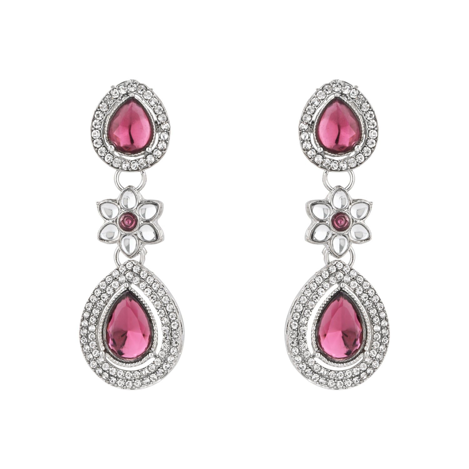 Vansha Silver Wine Necklace set