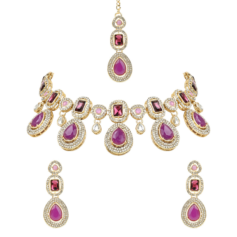 Bhumi Purple Necklace set