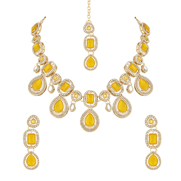 Bhumi Yellow Necklace set