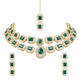Parineeti Green Necklace set
