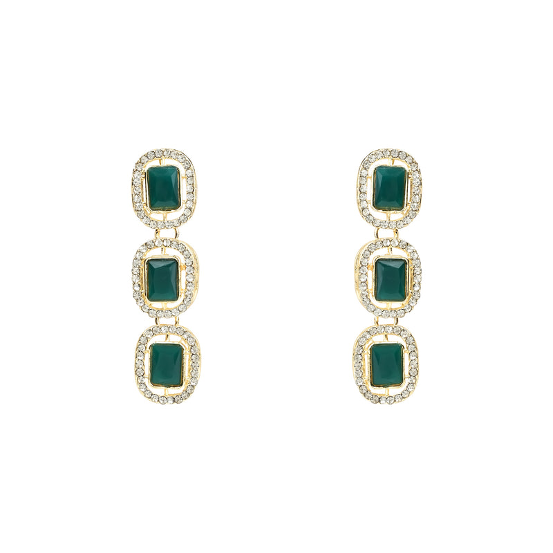 Parineeti Green Necklace set