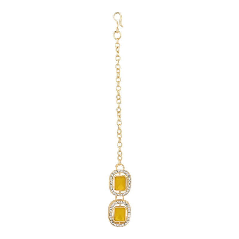 Parineeti Yellow Necklace set