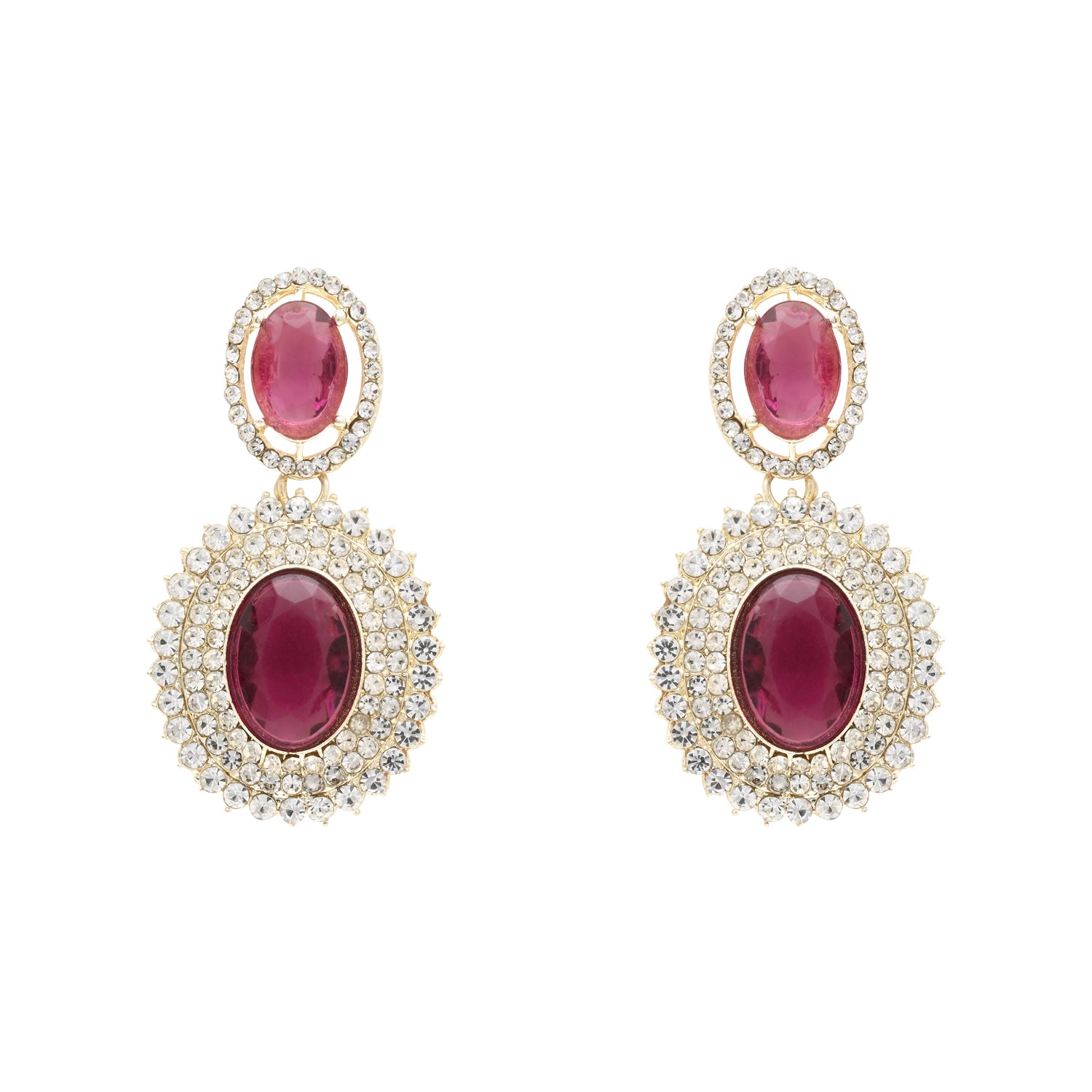 Oshina Wine Necklace Set
