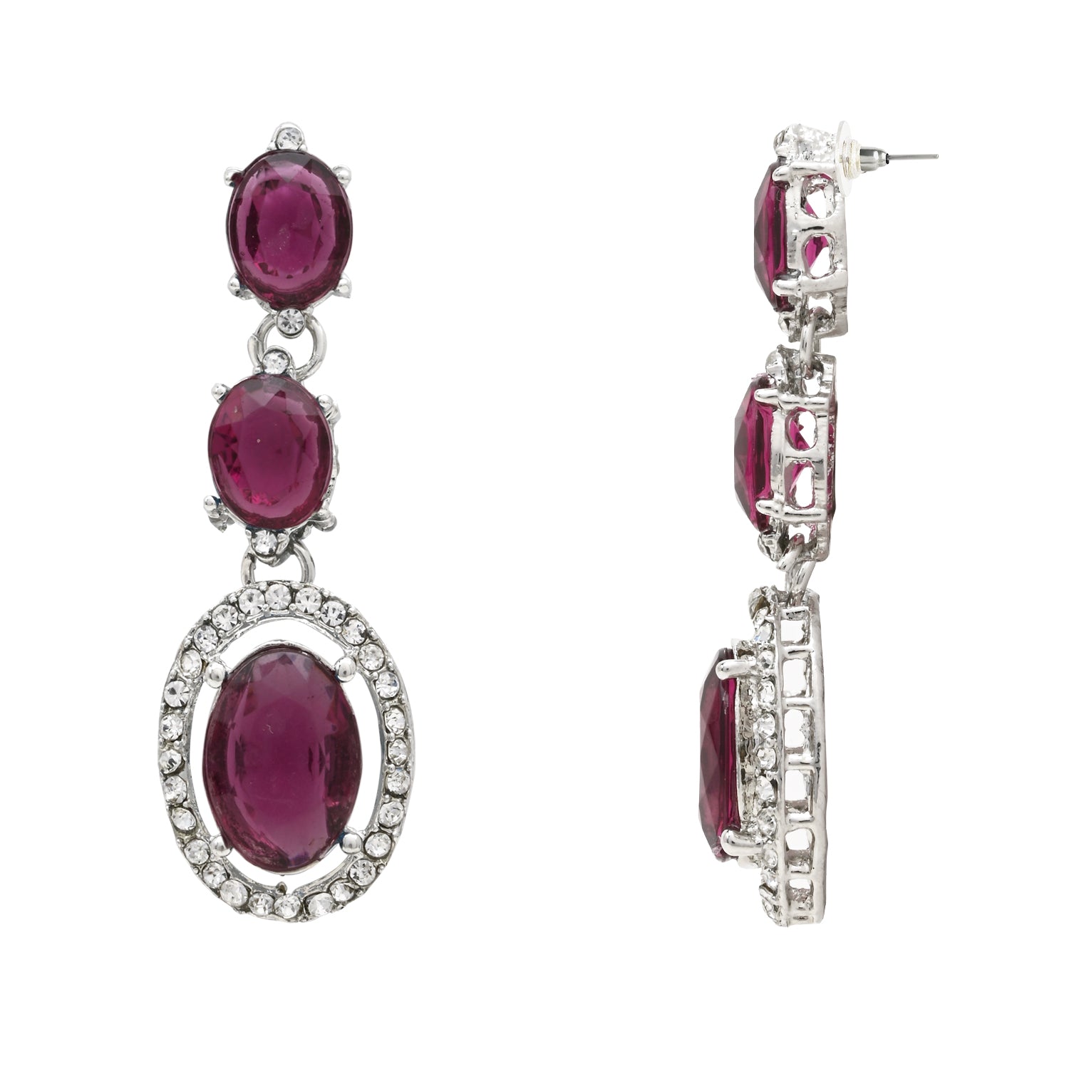 Neyara Silver Wine Necklace Set
