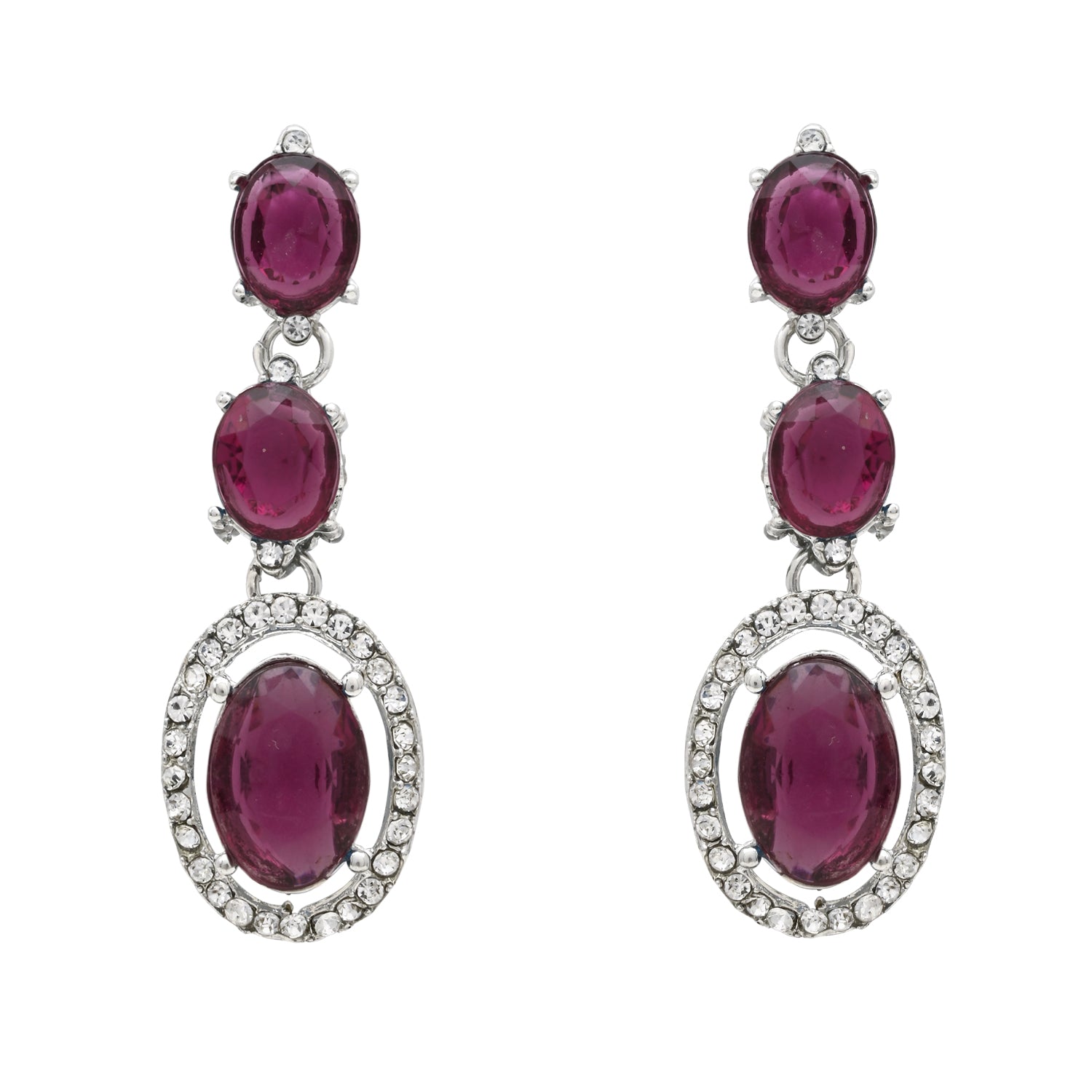 Neyara Silver Wine Necklace Set