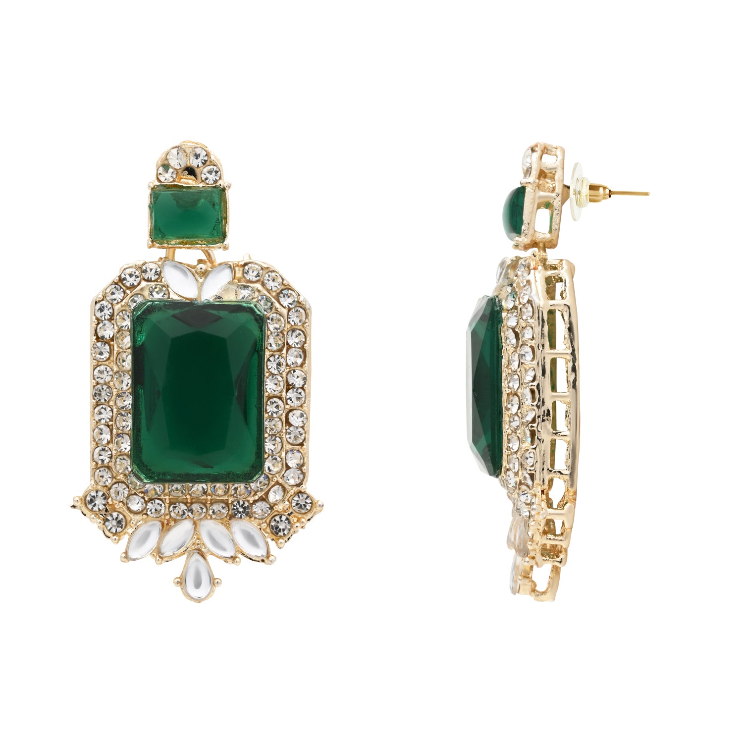 Vrinaya Green Necklace Set