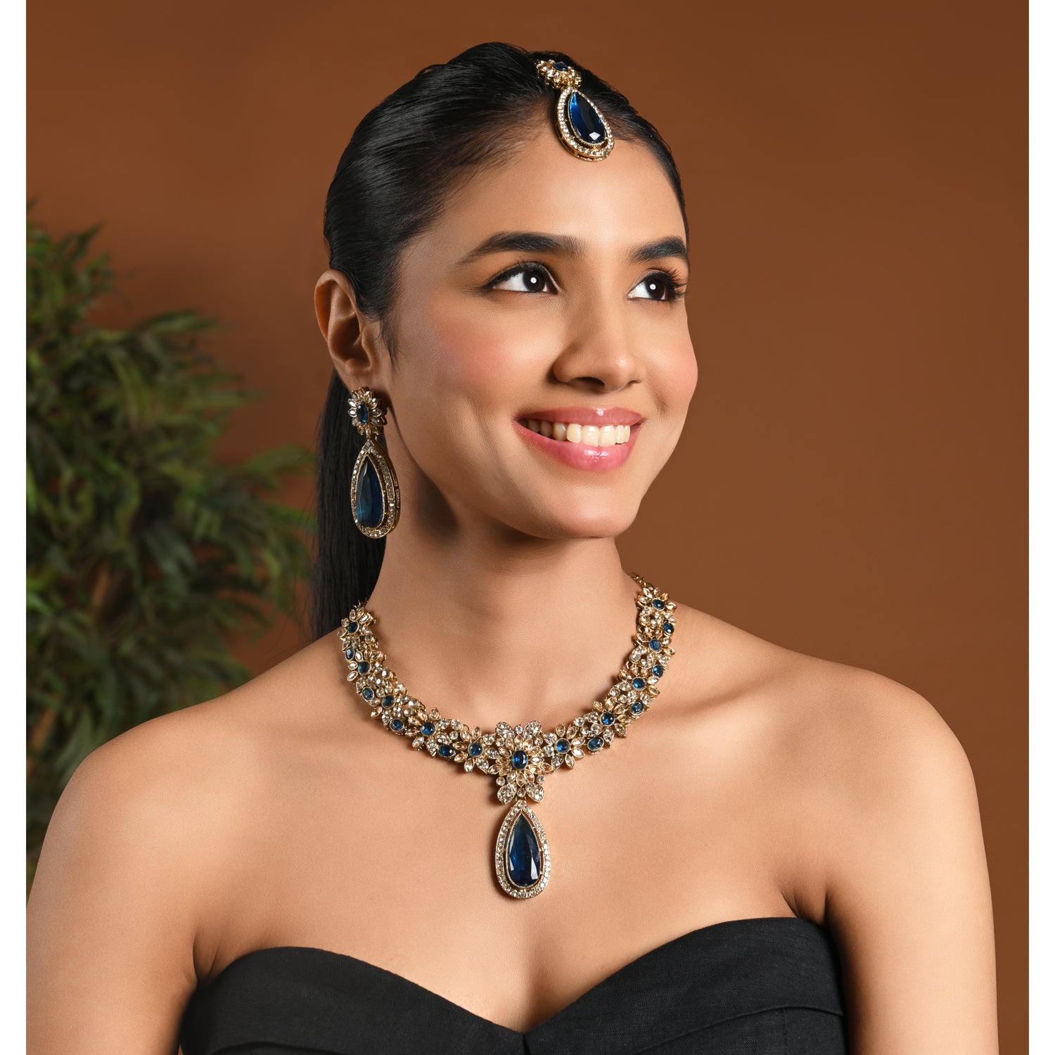 Nyathi -Traditional Montana Temple Necklace Set