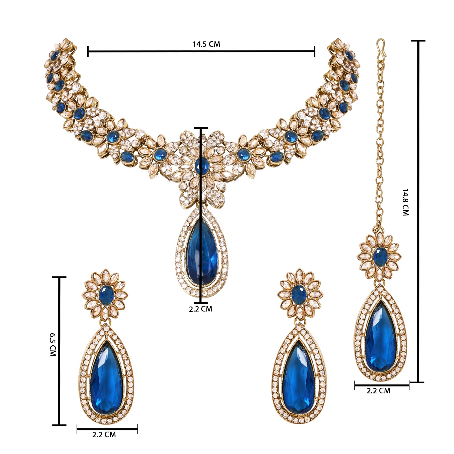 Nyathi -Traditional Montana Temple Necklace Set