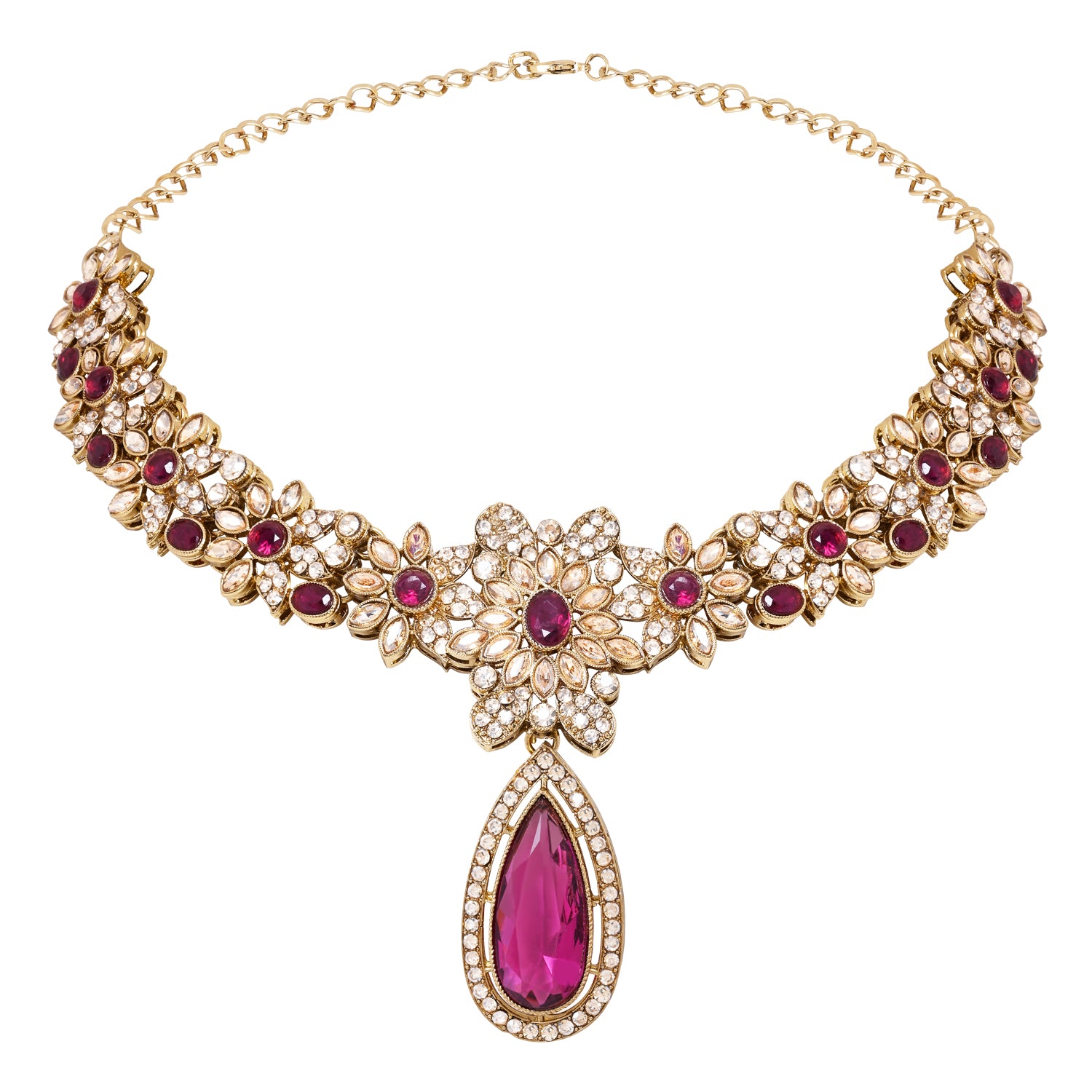 Nyathi -Traditional Wine Temple Necklace Set