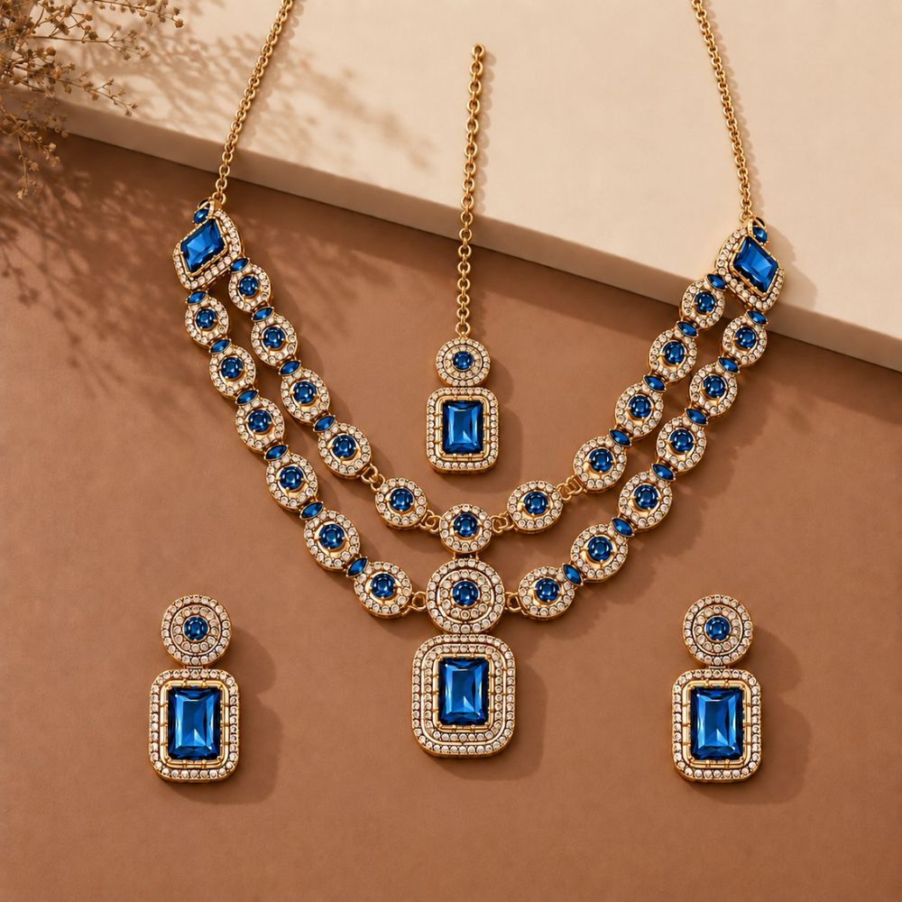 Divyani - Montana Kundan Statement Necklace Set